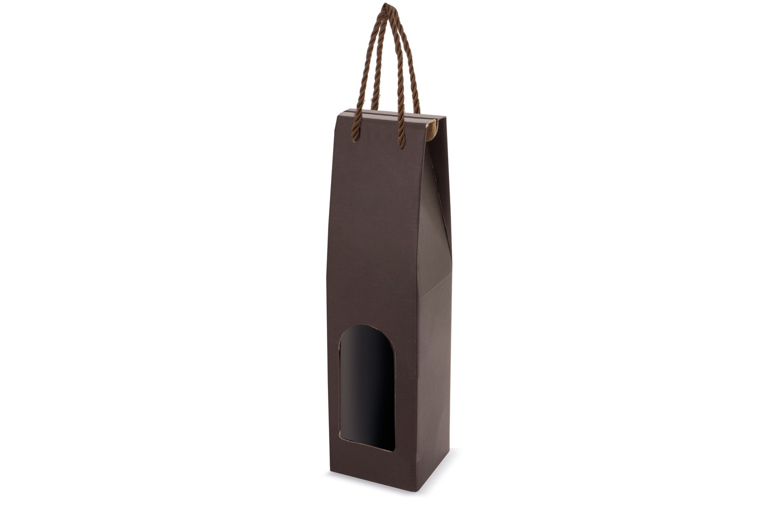Estuche  1 botella marron