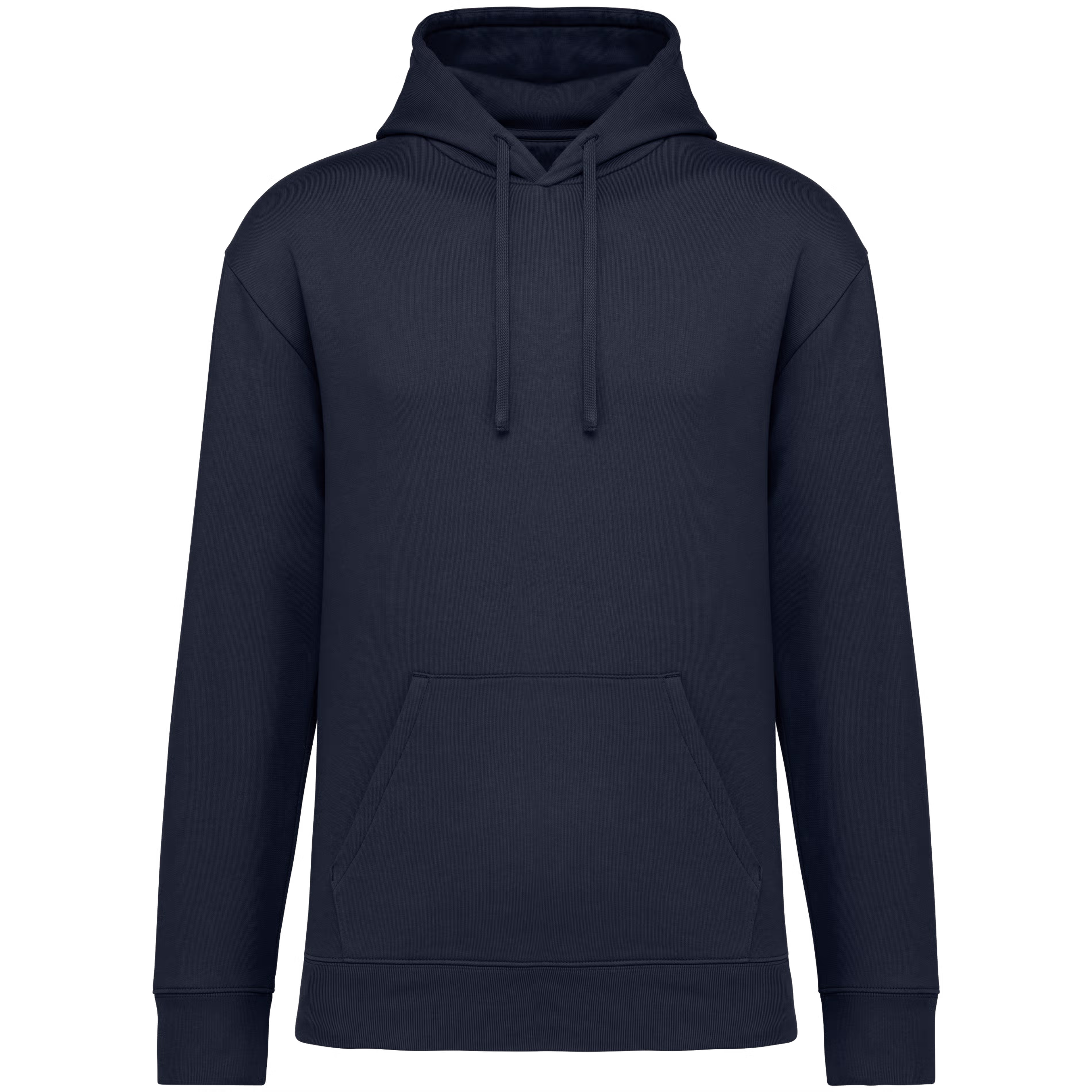 Sudadera ecorresponsable con capucha y hombros caídos felpa perchada unisex